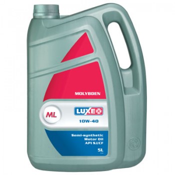 Полусинтетическое моторное масло LUXЕ 10W40 MOLYBDENUM 1 литр