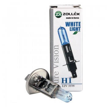 Лампа галогеновая ZOLLEX  Н1 12V 55W Pure vision