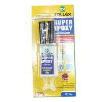 Zollex Епоксидний клей прозорий універсальний 35г.шприц