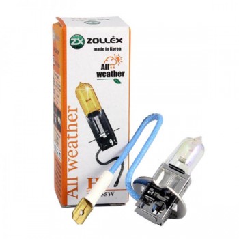 Лампа галогеновая ZOLLEX  H3 12V 55W All weather 60924