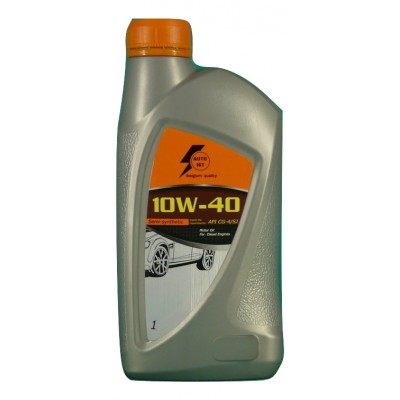 Полусинтетическое моторное масло AUTO HIT 10W40 DIESEL PLUS API CG-4 SJ 1 литр
