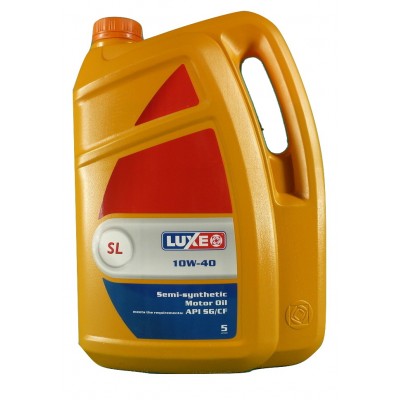 Полусинтетическое моторное масло LUXЕ 10W40 SL SG/CD 5 литров