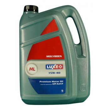 Минеральное моторное масло LUXЕ 15W40 MOLYBDENUM 5 литров