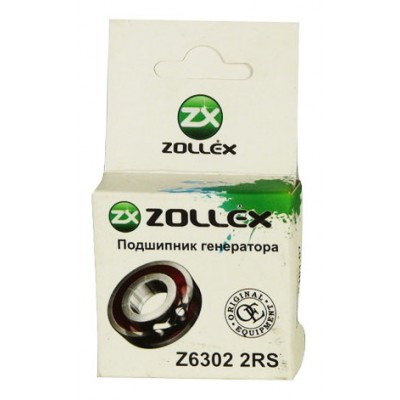 Подшипник генератора ZOLLEX Z6302 большой для ВАЗ 2101