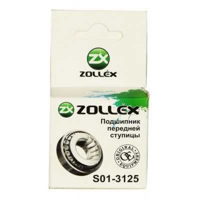 Подшипник ступицы ZOLLEX  передней ВАЗ 2101 S-3125K (мал.)