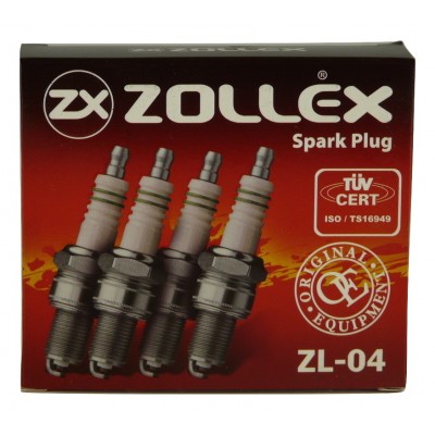 ZOLLEX Свечи зажигания ВАЗ 2101-07, 1102-1103, Москвич 412-2141  ZL-04