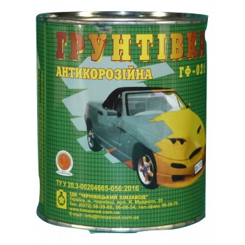 ЧЕРНОВЦЫ Грунтовка ГФ-021 (красн.) 0,9 килограмм